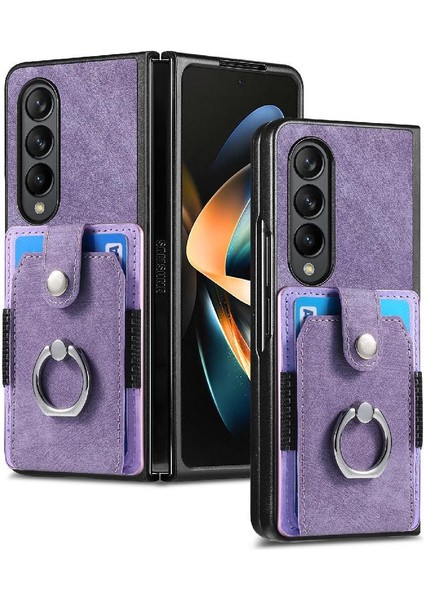 Samsung Galaxy Için Kılıf Fold 4 Manyetik Araç Montaj Yüzük Tutucu Crad Yuvası (Yurt Dışından) fiyatları