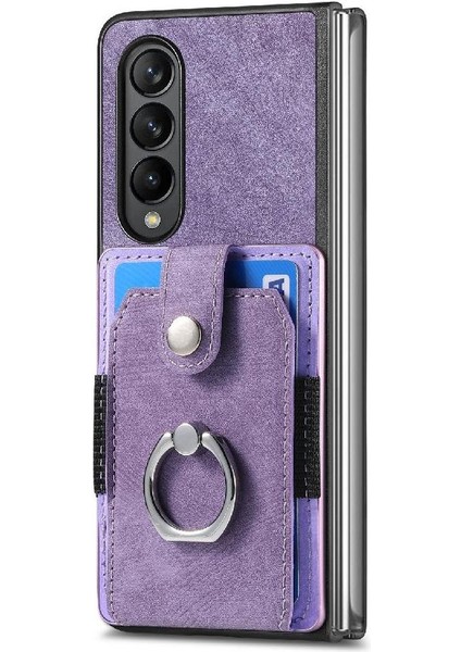 Samsung Galaxy Için Kılıf Fold 4 Manyetik Araç Montaj Yüzük Tutucu Crad Yuvası (Yurt Dışından) modelleri