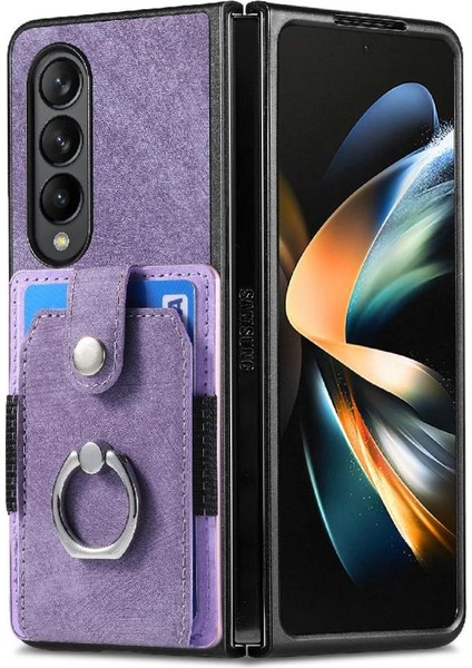 Samsung Galaxy Için Kılıf Fold 4 Manyetik Araç Montaj Yüzük Tutucu Crad Yuvası (Yurt Dışından) indirimleri