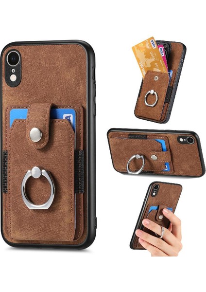 IPhone Xr Halka Tutucu Standı Crad Yuvası Manyetik Araç Montaj (Yurt Dışından)