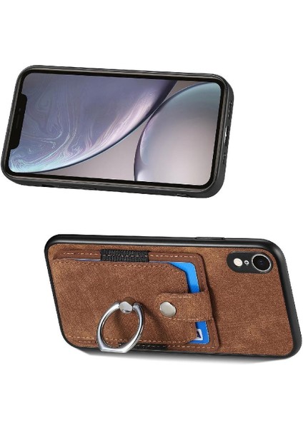IPhone Xr Halka Tutucu Standı Crad Yuvası Manyetik Araç Montaj (Yurt Dışından)