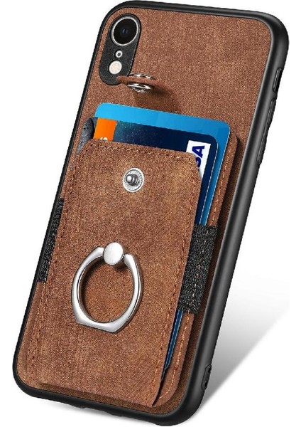 IPhone Xr Halka Tutucu Standı Crad Yuvası Manyetik Araç Montaj (Yurt Dışından)