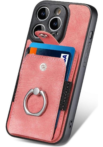 IPhone 14 Için Kılıf Pro Halka Tutucu Standı Crad Yuvası Manyetik Araç Montaj (Yurt Dışından)