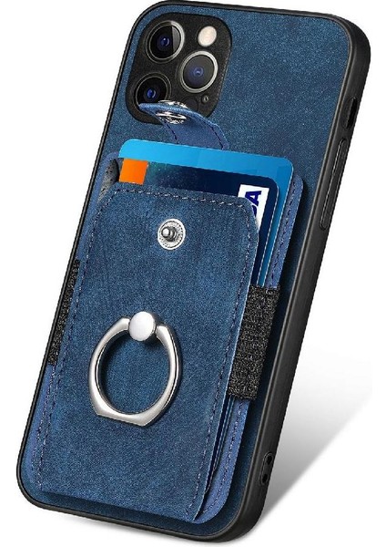 IPhone 13 Için Kılıf Pro Max Manyetik Araç Montaj Crad Yuvası Halka Tutucu Standı (Yurt Dışından)