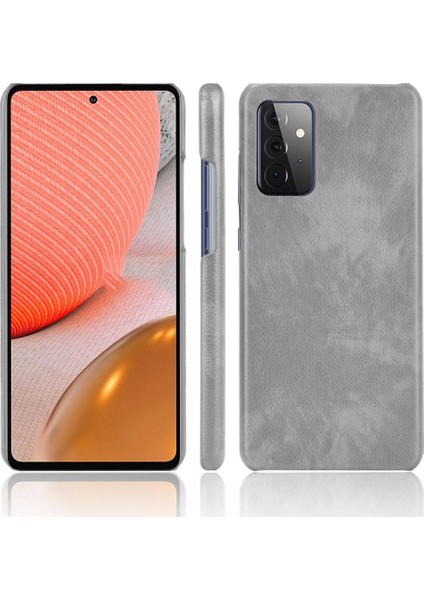 Samsung Galaxy A72 5g Lychee Desen Retro Koruyucu Kapak Için Retro Kılıf (Yurt Dışından)