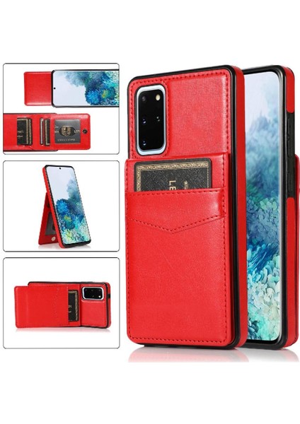 Samsung Galaxy S20 Artı Kart Tutucu Premium Deri Toka ile Uyumlu (Yurt Dışından)
