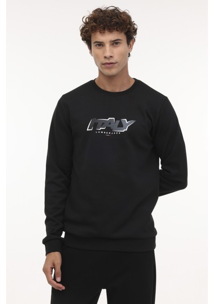 ml Renato 16ITL1026 4pr Sıyah Erkek Sweatshirt