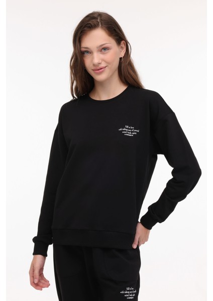 Wb Anna-Yd 16 4pr Siyah Kadın Sweatshirt