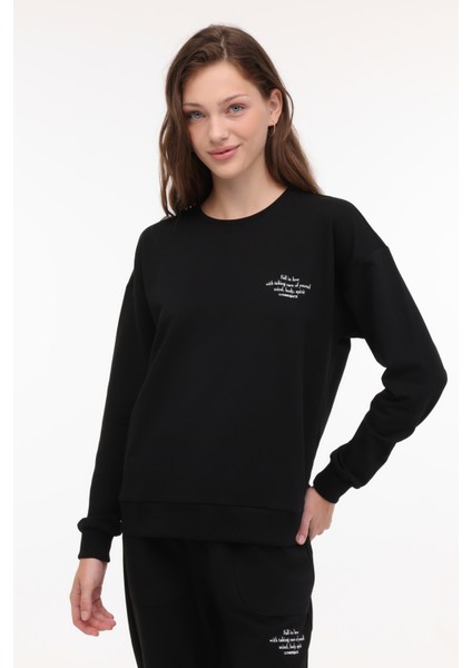 Wb Anna 16 4pr Siyah Kadın Sweatshirt