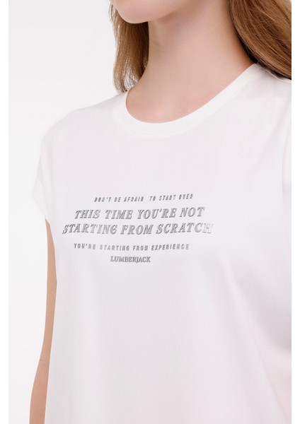 Wl Haıley 11GF18 4pr Ekru Kadın Kısa Kol T-Shirt fırsatları