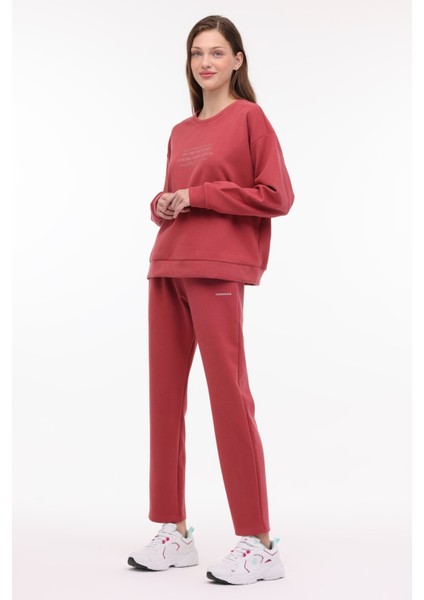 Wl Carla 22CT693 4pr Pastel Bordo Kadın Eşofman Altı modelleri