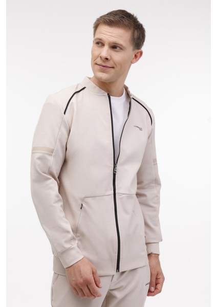 ml Zahn 18ITL500 4pr Bej Erkek Eşofman Üstü