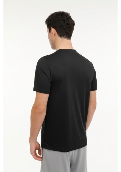 ml Lıme 11PRF403 4pr Siyah Erkek Kısa Kol T-Shirt