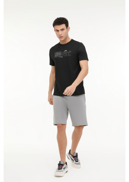 ml Lıme 11PRF403 4pr Siyah Erkek Kısa Kol T-Shirt