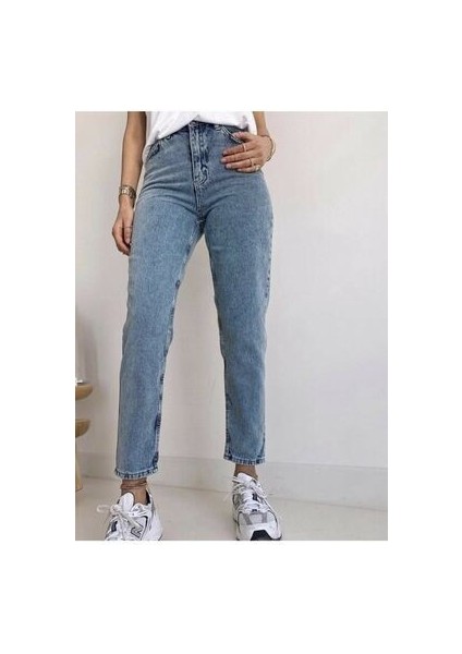 Camelia Kar Yıkama Mom Jean Pantolon 2024