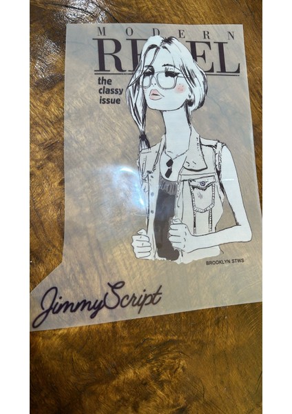 Ütü Ile Yapışan Kız Transfer Baskı Tişört Baskı Arma 27X22 cm fiyatları