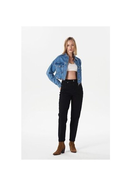 Leo Penelope Zero Yüksek Bel Mom Comfort Yüksek Bel Jean