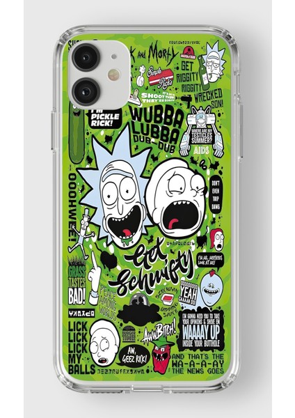 Russak Case Apple iPhone 15 Uyumlu Rıck And Morty Telefon Kılıfı