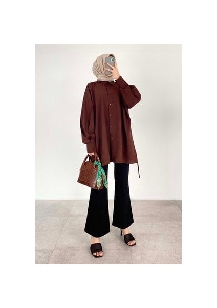 Oversize Kadın Gömlek