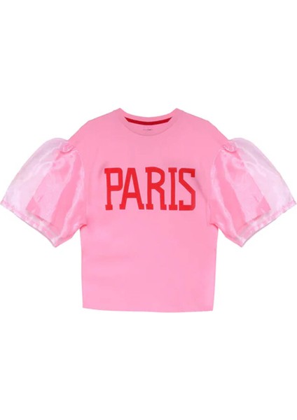 Kadın T-Shirt Pembe 180336