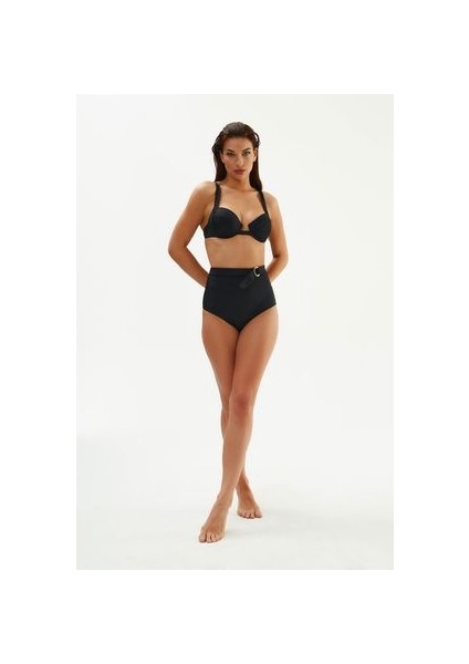 Siyah 2025ESBK Kaplı Bikini Tk.