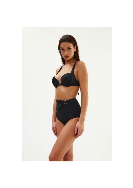 Siyah 2025ESBK Kaplı Bikini Tk.