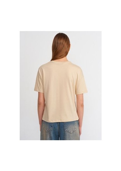 3683 Basic T-Shirt-A.bej