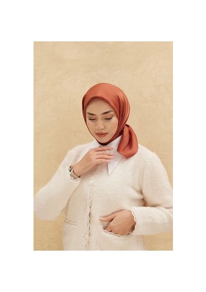 Düz Shiny Eşarp 75006-38 modelleri