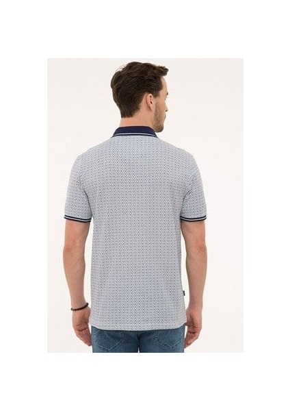 Beyaz Regular Fit Polo Yaka T-Shirt modelleri
