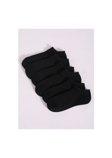 Unisex Düz 5'li Patik Çorap