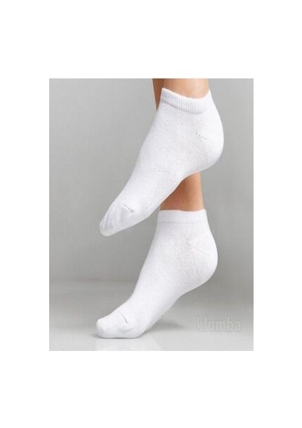 Unisex Düz 5'li Patik Çorap