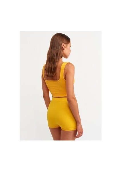 Oranj Askılı Crop Top fiyatları