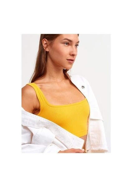 Oranj Askılı Crop Top fırsatları