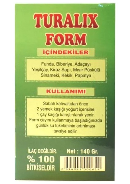 Lokman Hekim Turalix Form