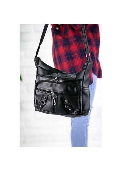 Siyah Çok Gözlü Anne Çantası Omuz Çantası Postacı Çanta fiyatları