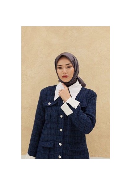 Düz Shiny Eşarp 75006-04