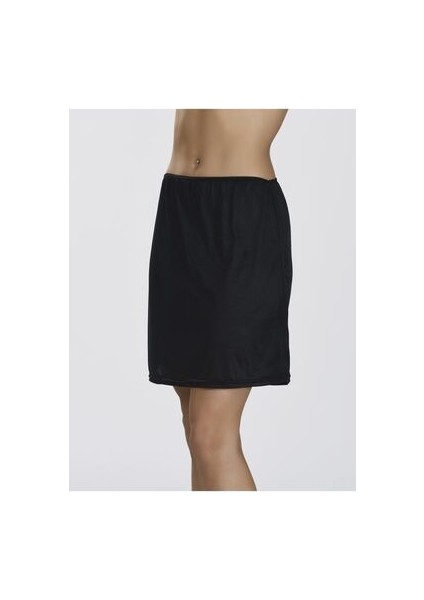 Siyah Dizüstü Jüpon Kadın Kısa Jüpon NBB 2900 Rahat Kullanım ve Şık Tasarım
