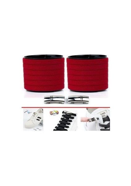 Mıknatıslı Lastikli Ayakkabı Bağcığı Yeni Model