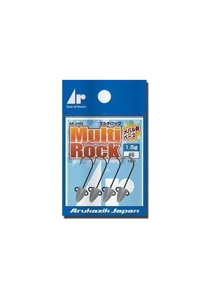 Arukazik Ar Head Multirock Lrf Jighead 1.5 gr #6