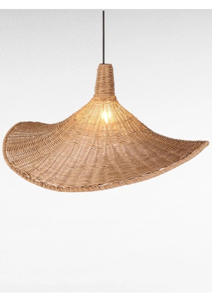 Rattan Şapka Model Avize