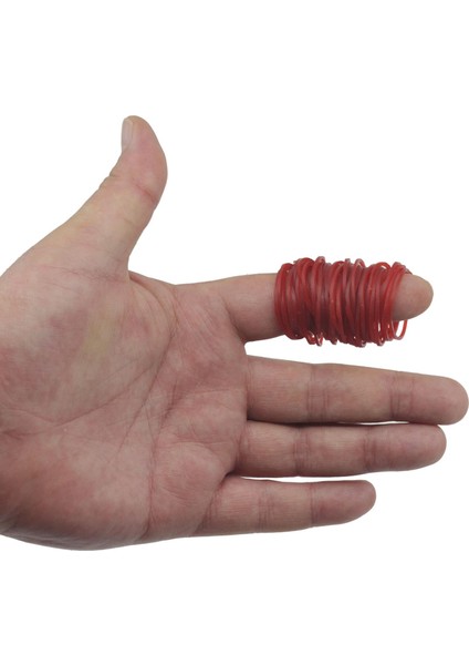 500 Adet Kırmızı Küçük Paket Lastiği 40 mm fırsatları