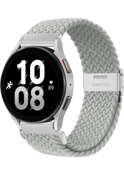 Honor Watch Gs Pro ile Uyumlu Likralı Örgü Flexible Kayış Akıllı Saat Kordonu 22MM