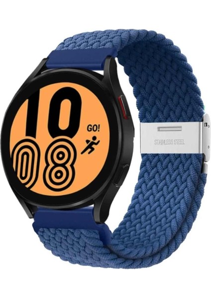 Huawei Watch 4 / Watch 4 Pro Uyumlu Likralı Örgü Flexible Kayış Akıllı Saat Kordonu 22MM