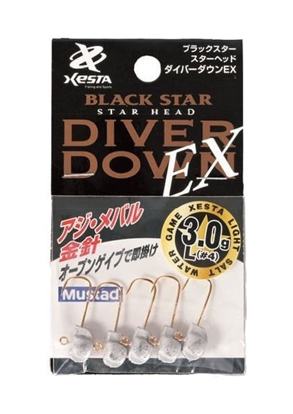 Blackstar Star Head Diver Down Ex Jighead M 1 gr