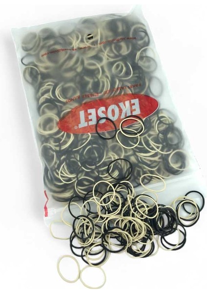 1000 Adet Küçük Paket Lastiği Siyah Beyaz 40 mm fırsatları