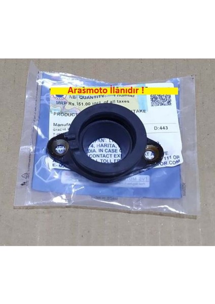 Tvs Apache Rtr 150 -180 Manifolt Orjinal Emme Manifoldu - Arasmoto