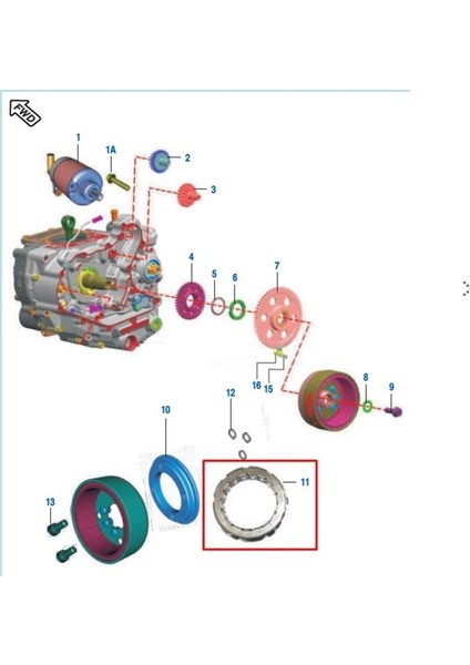 Bajaj Pulsar Ns 200,RS 200 Marş Rublesi Orjinal Ilk Hareket Kitlemesi Tüm Yıllara Uygun - Arasmoto fiyatları