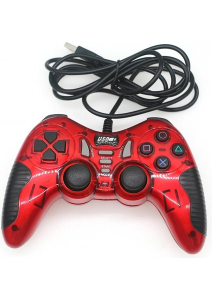 MT40-O Çift Analoglu Kol USB PC Bilgisayar PS3 Oyun Kolu Gamepad Joystick