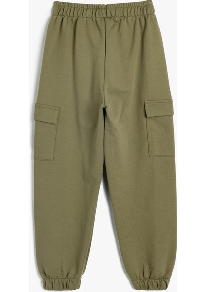 Basic Kargo Jogger Eşofman Altı Cepli Beli Lastikli
