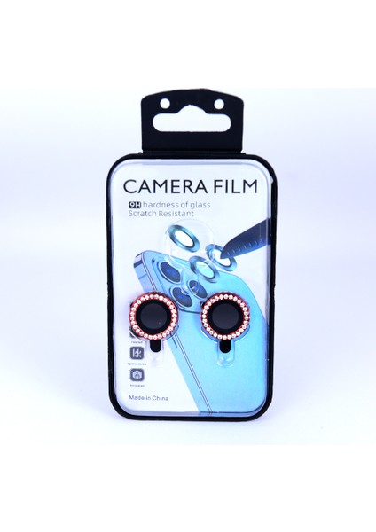 iPhone 15 15 Plus Dıamond Lens Kırmızı